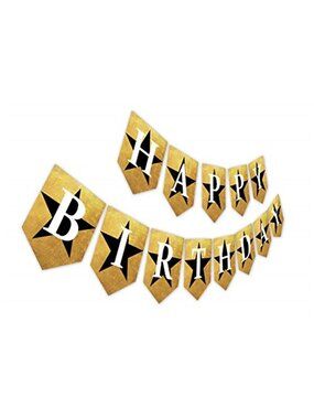 Hamilton Musical Birthday Banner Party Decorations Theater Theme Paper Garland